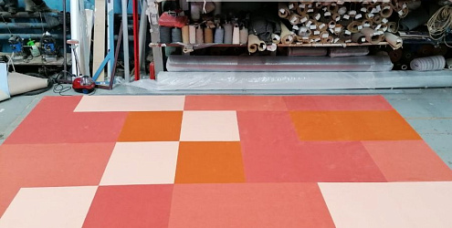 Проект из коврового покрытия Vorwerk (Германия)